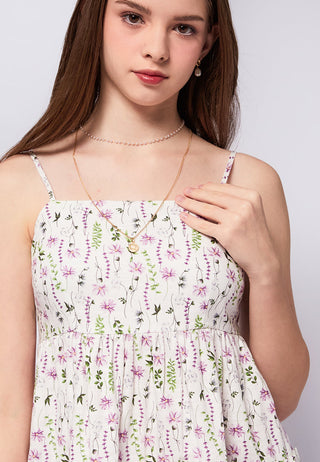 Printed Floral Mini Dress