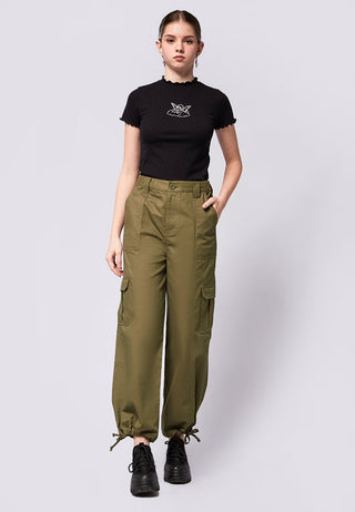 Cargo Trousers with Adjustable Cuff