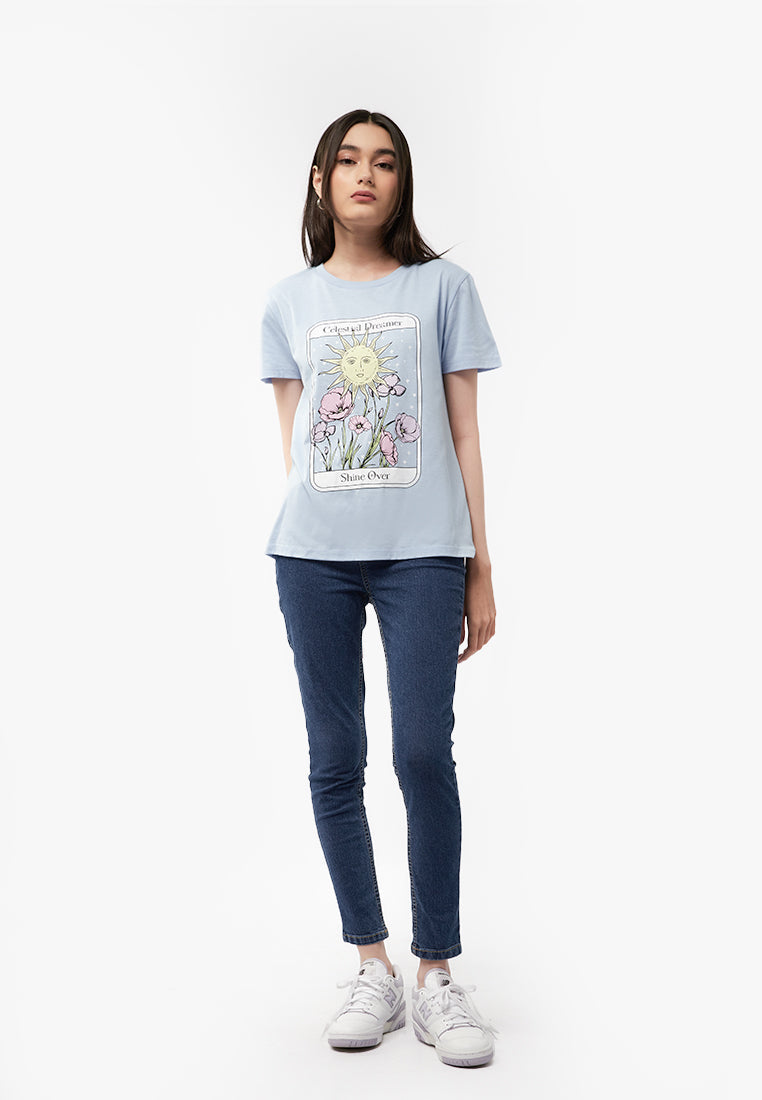 Graphic Round Neck T-Shirt