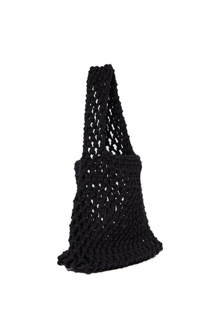 Black Crochet Bag