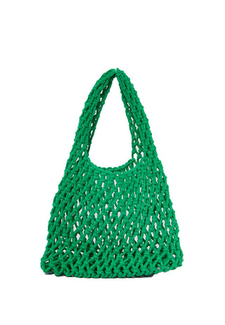 Green Crochet Bag