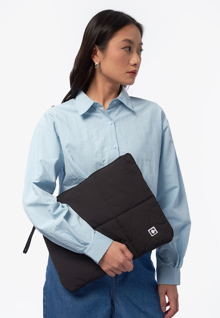 Calico Block Puffy Laptop Sleeve