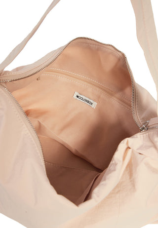 Drawstring Shoulder Khaki Bag