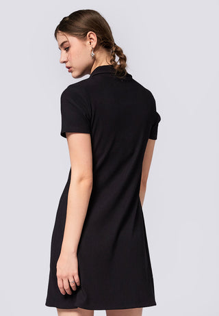 Short Sleeve Textured Mini Dress