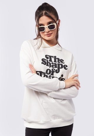 Long Sleeve Graphic Polo Sweatshirt