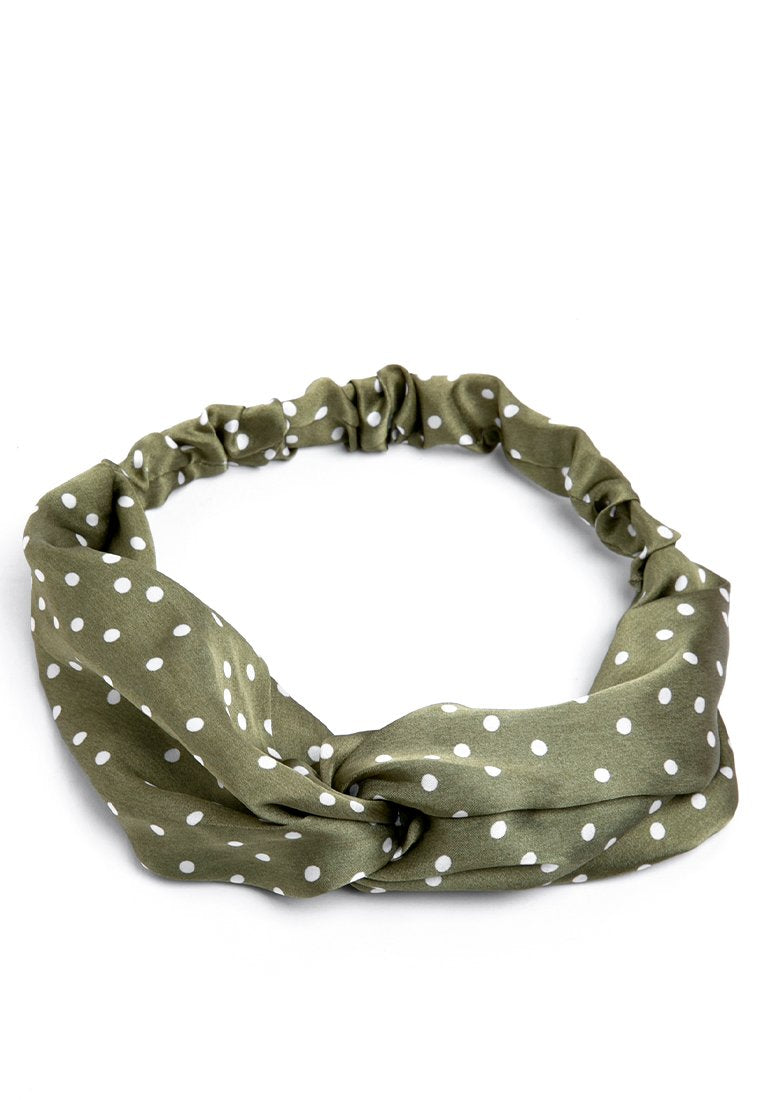 Viridian Polkadot HeadBand
