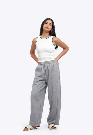 Contrast Lining Fitted Bra Top