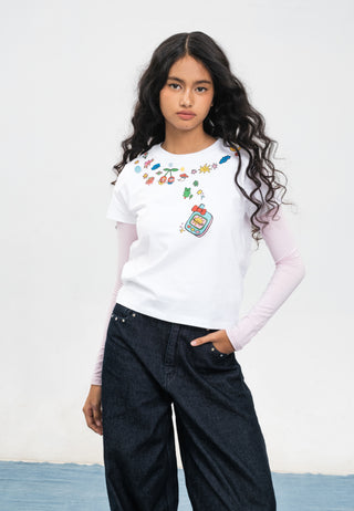 Colorbox x Liunic Mix Printed Baby Tee