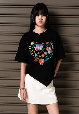 Colorbox x Liunic Oversized Graphic T-Shirt