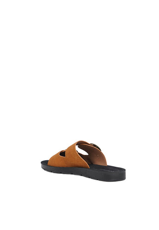 Light Brown Buckle Sandals