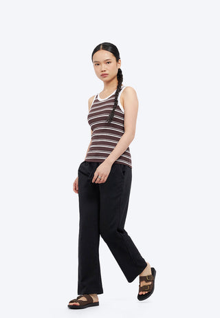 Dark Brown Buckle Sandals