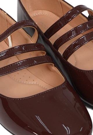 Flat Shoes Dark Brown