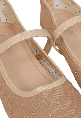 Flat Shoes Beige