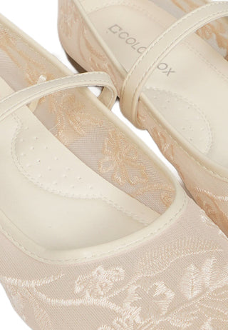 Flat Shoes Beige