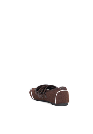 Flat Shoes Brown