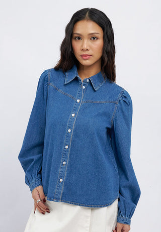 Western Style Long Sleeve Blouse