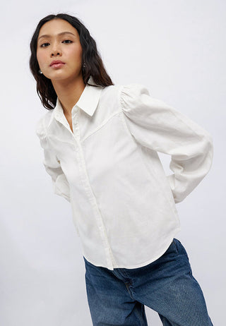 Western Style Long Sleeve Blouse