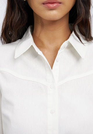 Western Style Long Sleeve Blouse