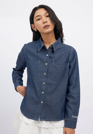 Double Pocket Long Sleeve Shirt