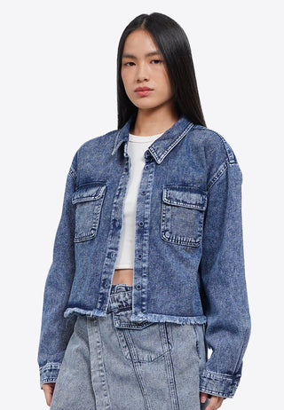 Utility Long Sleeve Denim Shirt