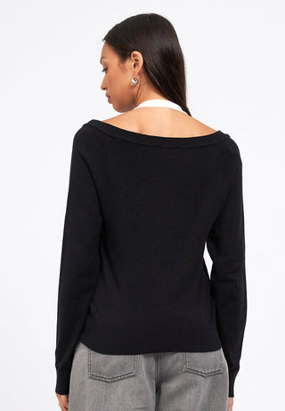 Double Layered Long Sleeve Top