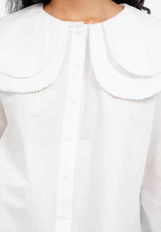 Double Layer Collared Blouse