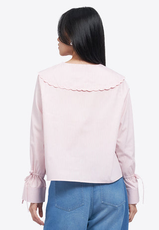 Embroidered Collar Shirt