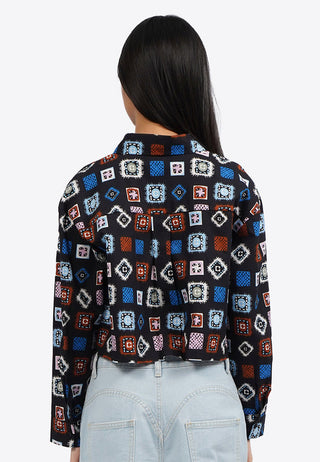 Long Sleeve Shirt with Raw Hem Details