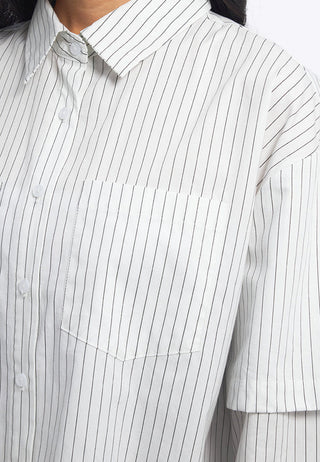 Double Long Sleeve Stripes Shirt
