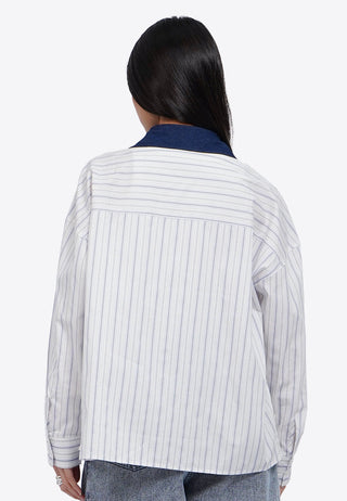 Embroidered Stripes Shirt