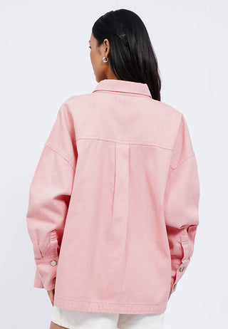Oversized Cut Out Hem Shirt