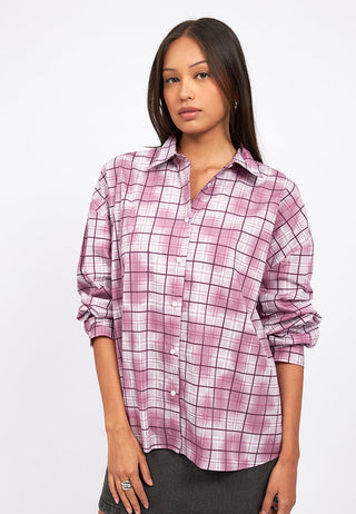 Oversized Long Sleeve Printed Shirt