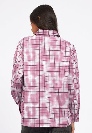 Oversized Long Sleeve Printed Shirt