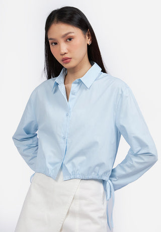 Long Sleeve Shirt with Side Bow