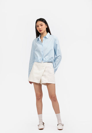 Long Sleeve Shirt with Side Bow