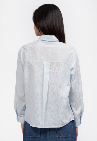 Stripes Textured Long Sleeve Shirt