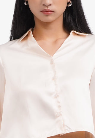 V-Neck Long Sleeve Shirt