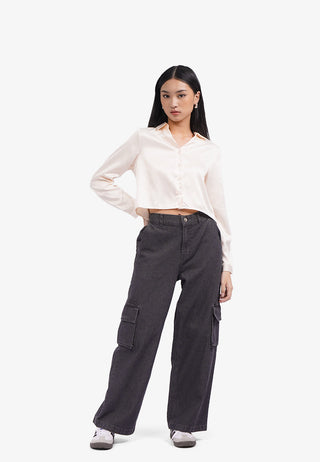 V-Neck Long Sleeve Shirt