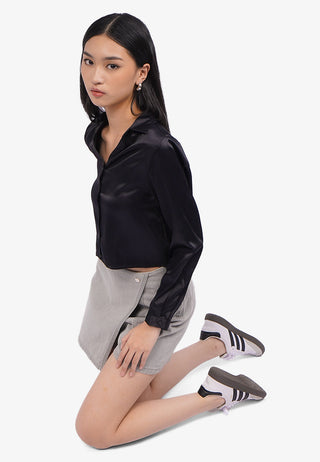 V-Neck Long Sleeve Shirt