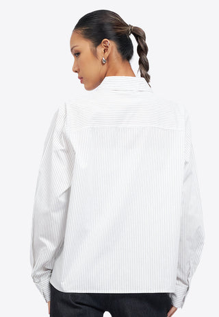Back Tied Long Sleeve Shirt