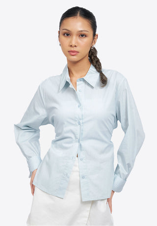 Back Tied Long Sleeve Shirt
