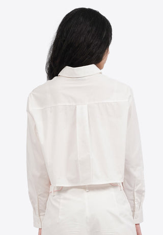 Long Sleeve Blouse with Ribbon Details