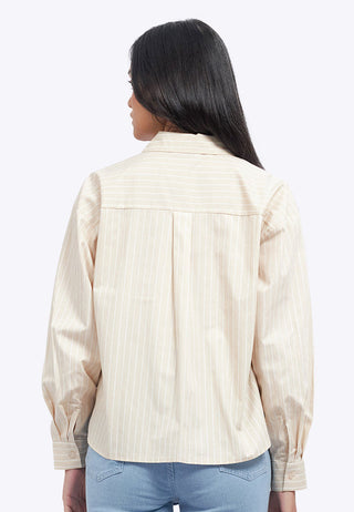 Stripes Shirt with Tied Details
