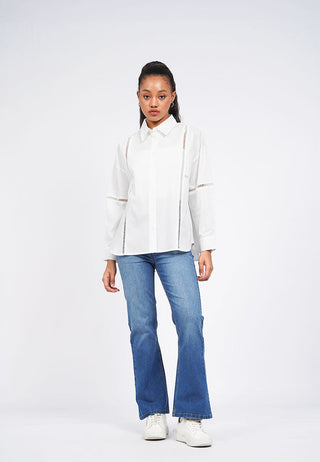 Oversized Shirt with Trimming Details