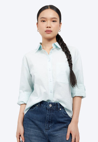 Textured Long Sleeve Shirt