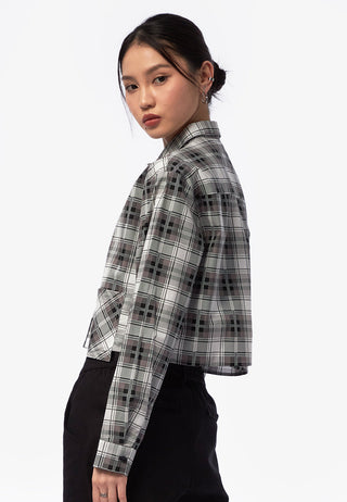 Overlap Pocket Check Shirt