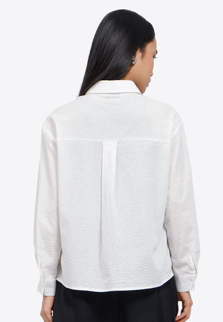 Long Sleeve Textured Shirt