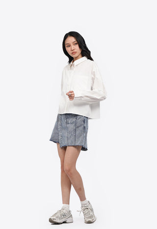 Long Sleeve Boxy Shirt