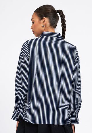 Stripes Shirt with Adjustable Waist