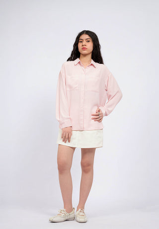Double Pocket Oversized Shirt